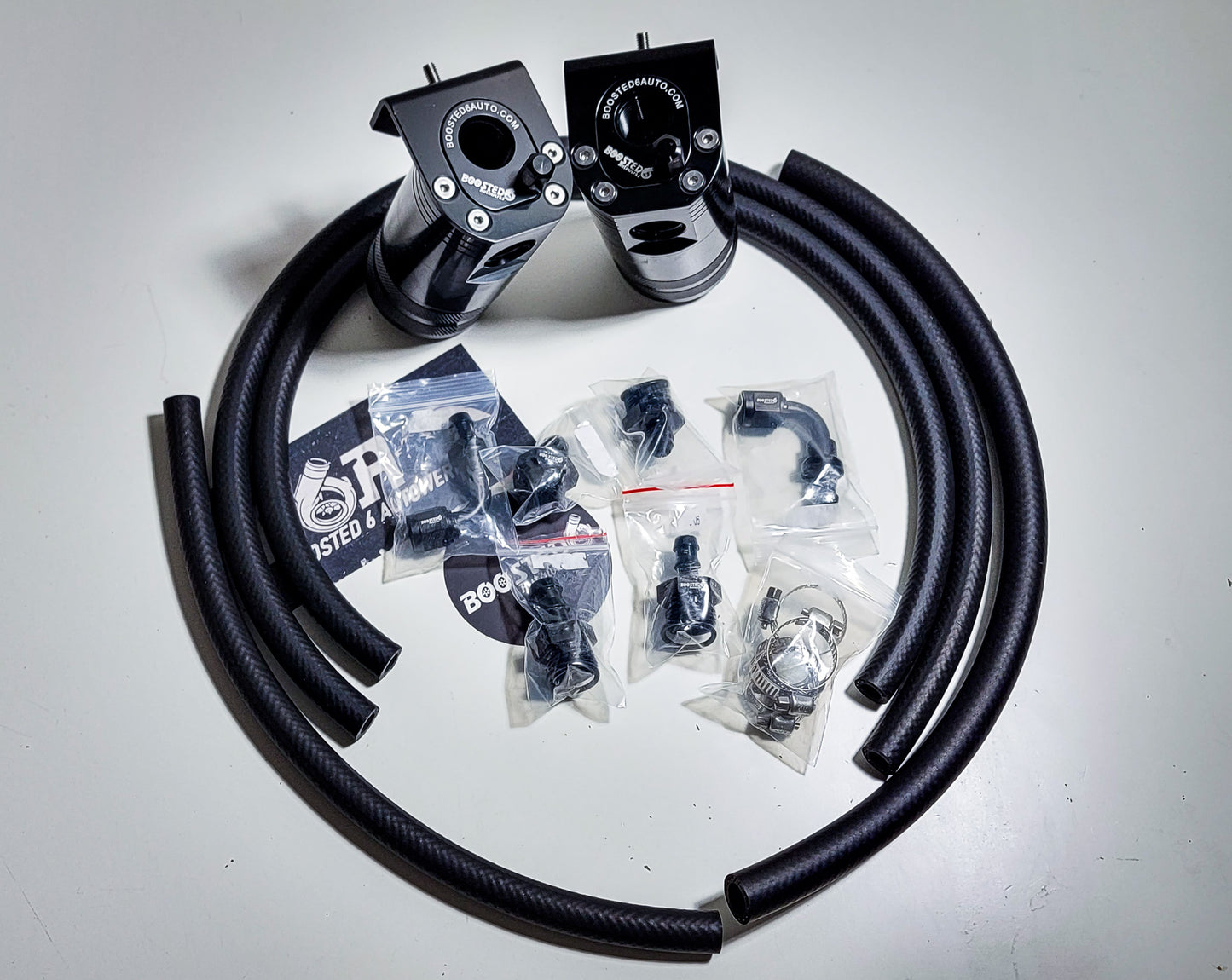 B6A Q50 Q60 Oil Catch Can (Double Baffle)