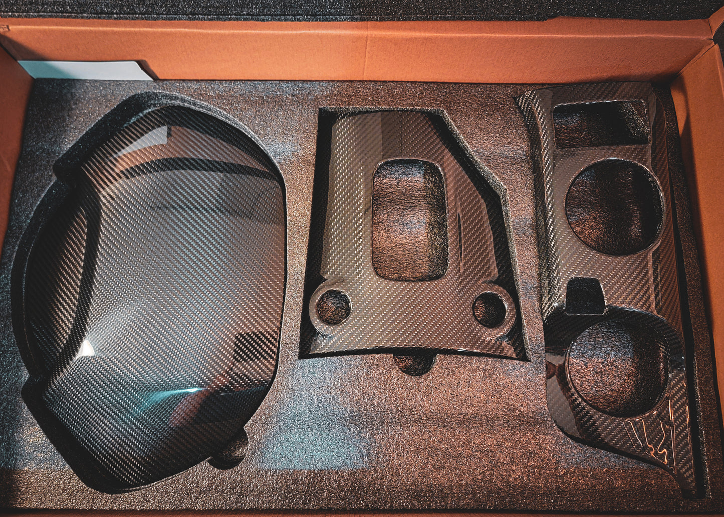 Nissan Z RZ34 Carbon Fiber Interior Trim Piece Cover Set (Auto)