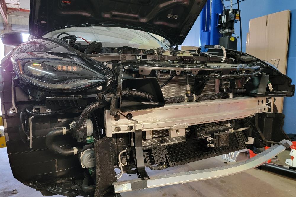 B6A Nissan Z Ram Air Intake Conversion