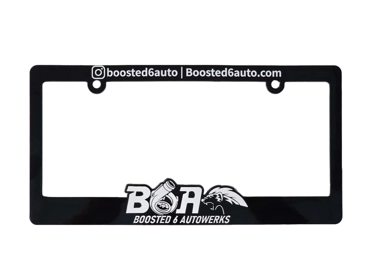 B6A License Plate Frame