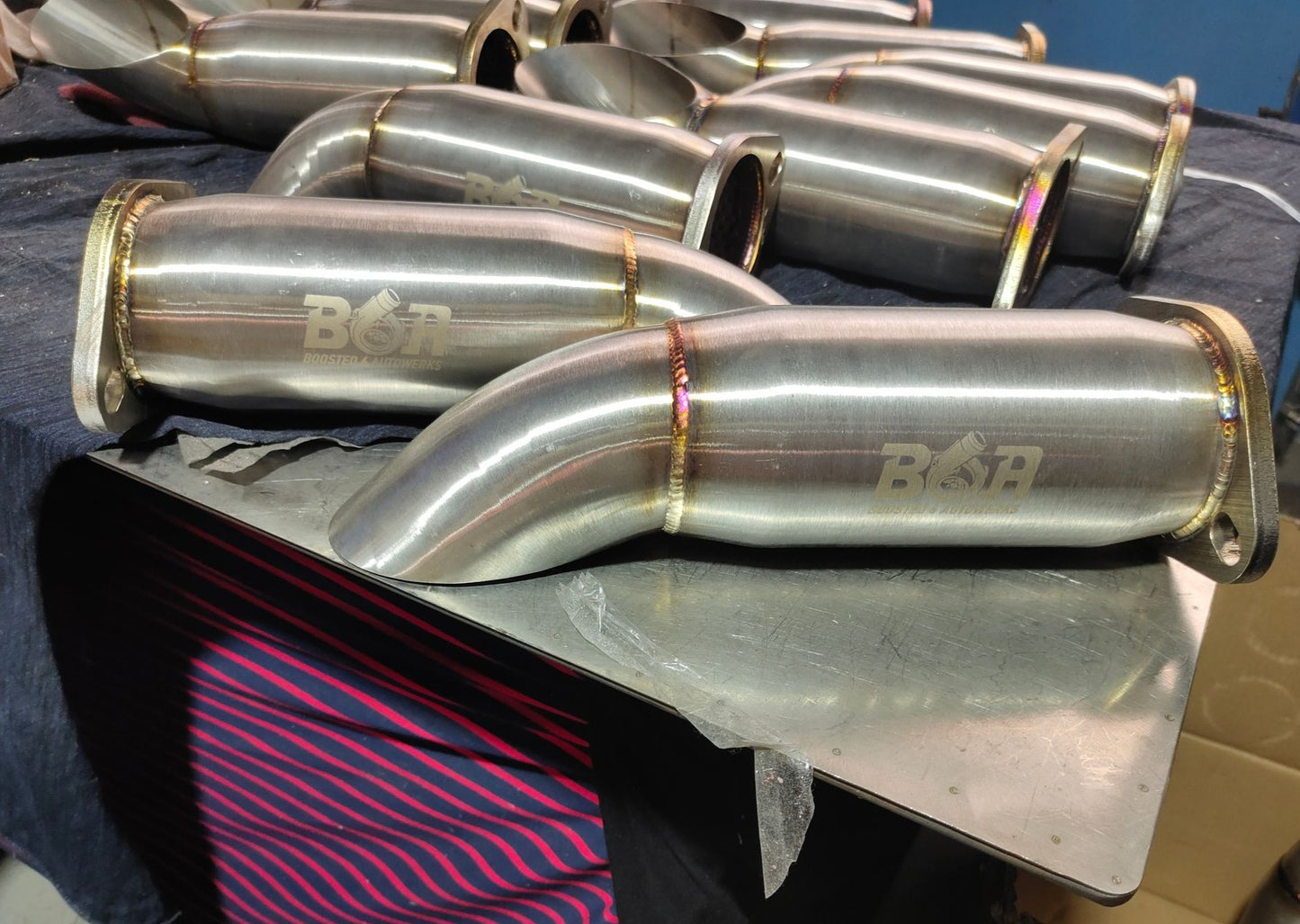 B6A Q50 Q60 RZ34 VR30 Exhaust Turn Downs / Dumps