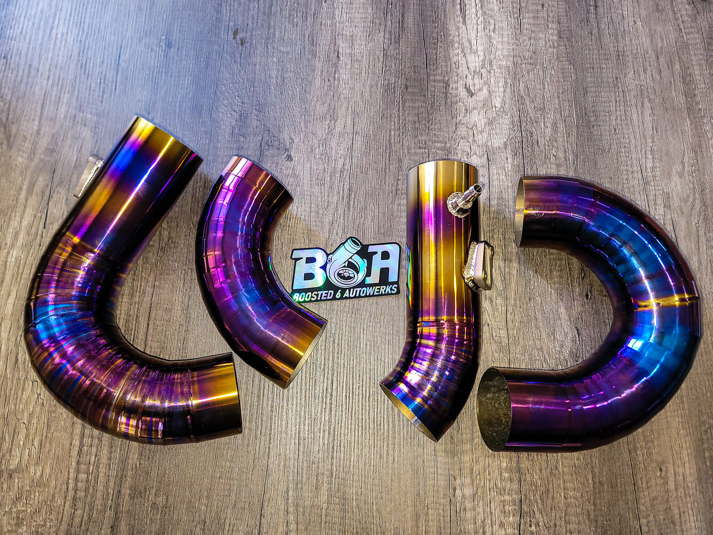 Boosted 6 Auto Q50/Q60 3" Longtube Intakes