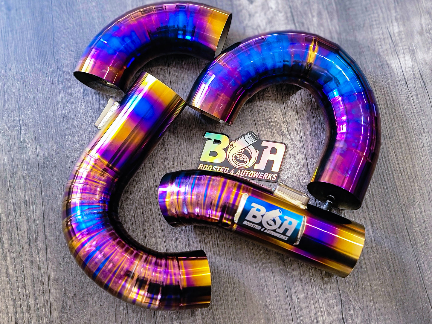 Boosted 6 Auto Q50/Q60 3" Longtube Intakes