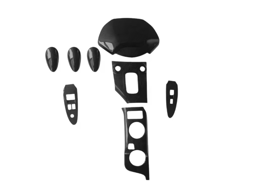 Nissan Z RZ34 Carbon Fiber Interior Trim Piece Cover Set (Auto)