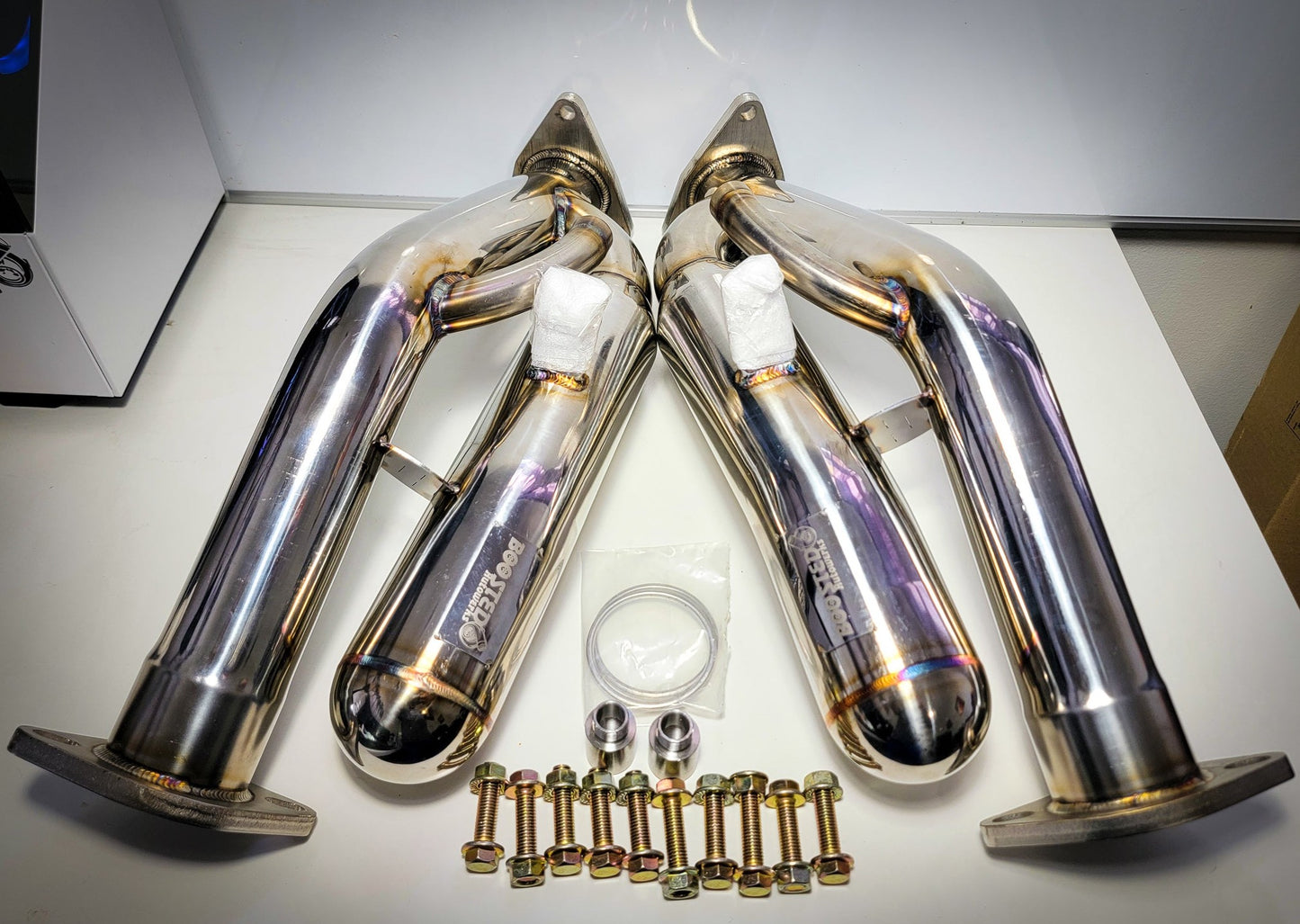 Boosted 6 Auto VQ37/ VQ35HR Helmholtz Power Pipes 370z 350z G37 Q50
