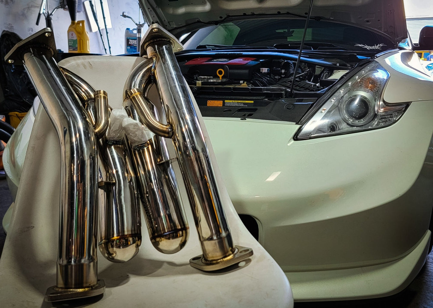 Boosted 6 Auto VQ37/ VQ35HR Helmholtz Power Pipes 370z 350z G37 Q50