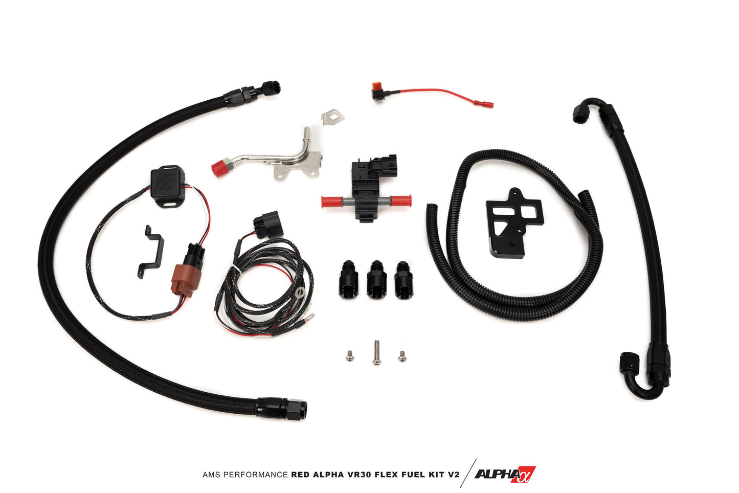 AMS Performance Q50/Q60 Red Alpha Flex Fuel Kit V3 (CAN Bus)