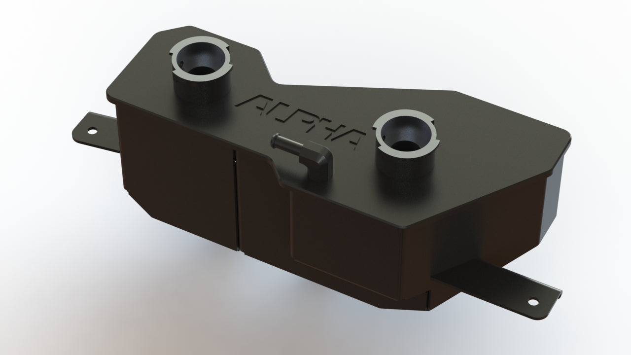AMS Performance Q50/Q60 RED ALPHA COOLANT EXPANSION TANK