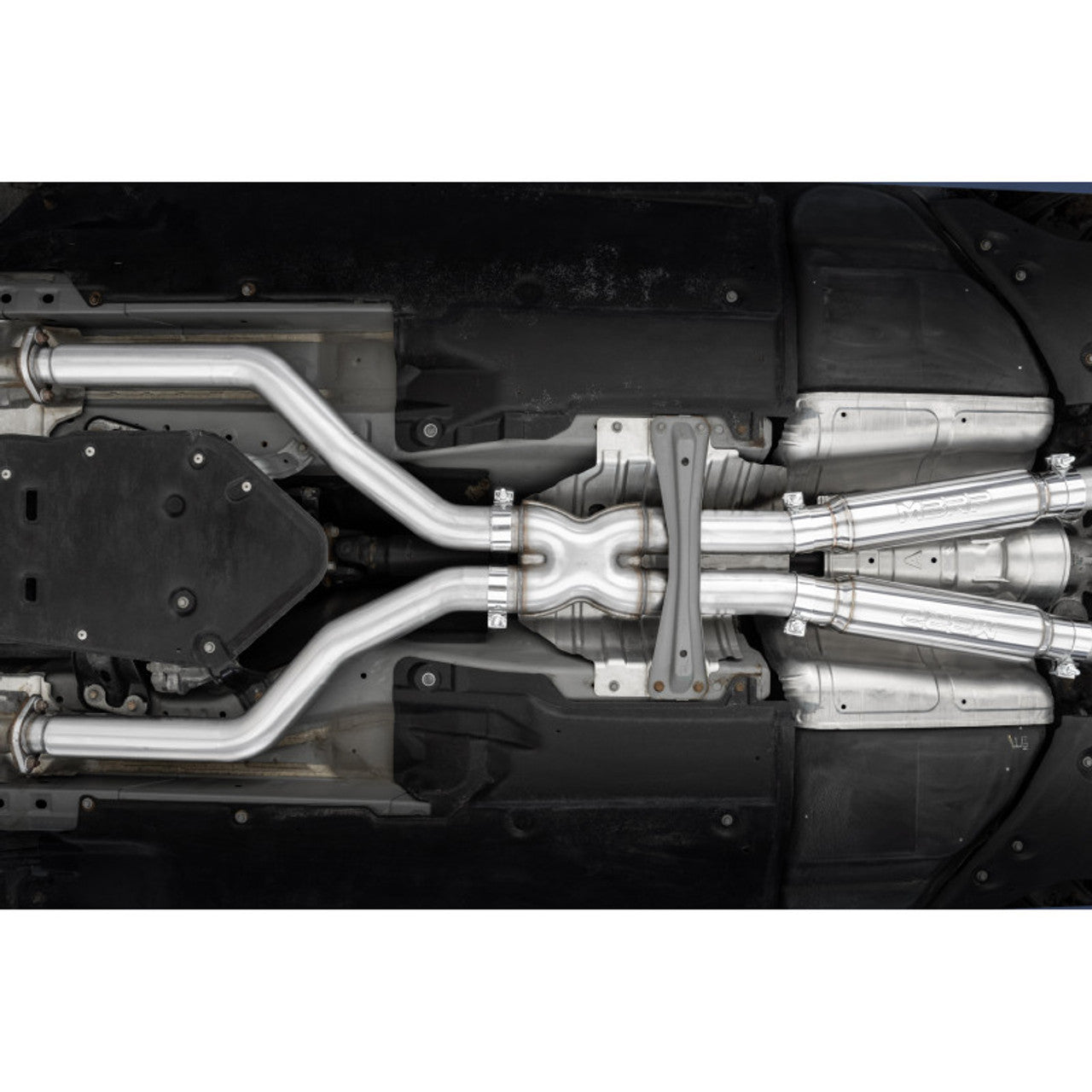 MBRP 16-23 Infiniti Q50 3.0L RWD/AWD 3in RESONATED Cat Back w/ 4.5in OD Tips - T304
