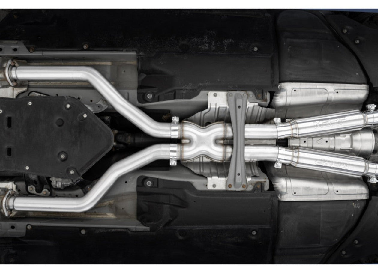 MBRP 17-23 Infiniti Q60 3.0L RWD/AWD 3in RESONATED Cat Back w/ 4.5in OD Tips - T304
