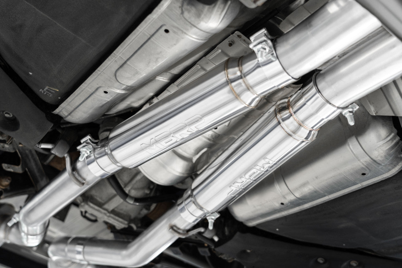 MBRP 16-23 Infiniti Q50 3.0L RWD/AWD 3in RESONATED Cat Back w/ 4.5in OD Tips - T304
