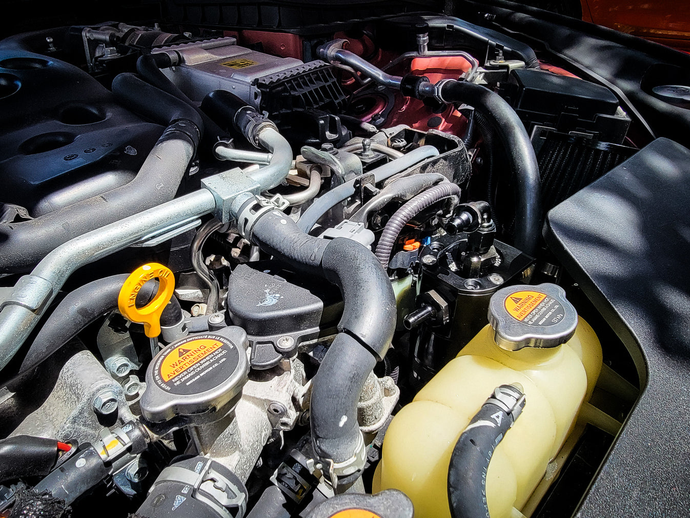 B6A Q50 Q60 Oil Catch Can (Double Baffle) *BACK ORDER* Boosted 6