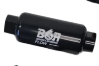 B6A Inline Fuel Filter. 10 Micron Stainless Steel. No Glue