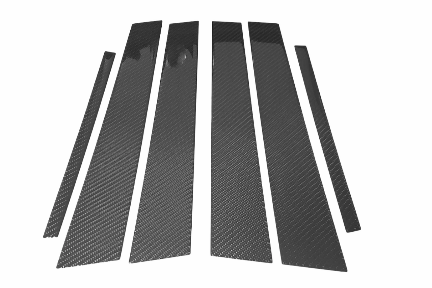 B6A Q50 Carbon Fiber Pillar Covers