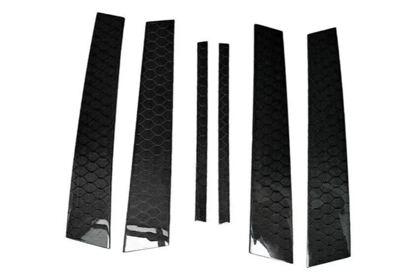 B6A Q50 Carbon Fiber Pillar Covers