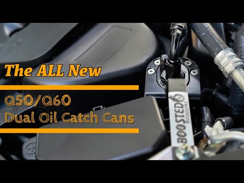 B6A Q50 Q60 Oil Catch Can (Double Baffle) – Boosted 6 Autowerks