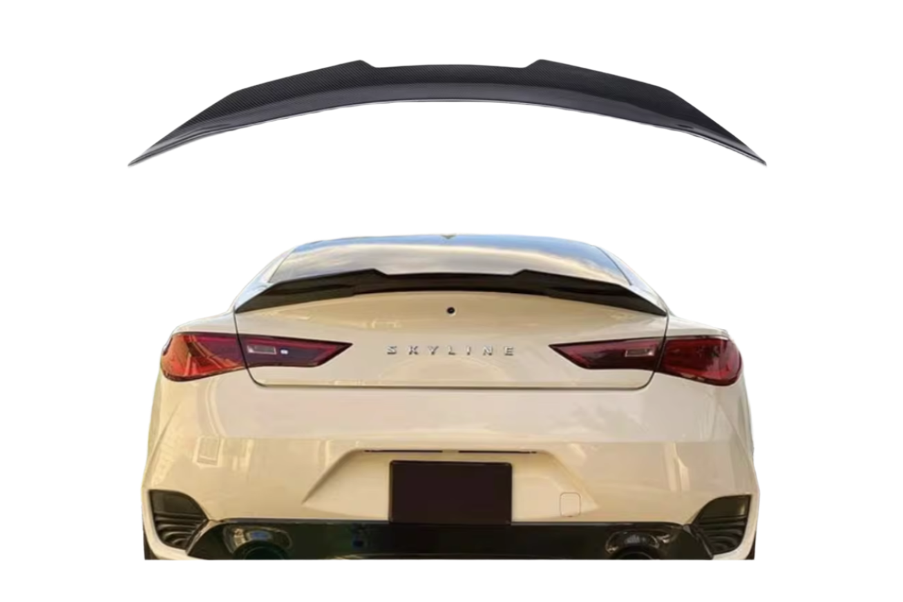 B6A Q60 PSM Carbon Fiber Spoiler